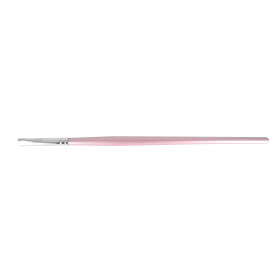 Nail Art Brush, Slant pointed, wooden pink handle