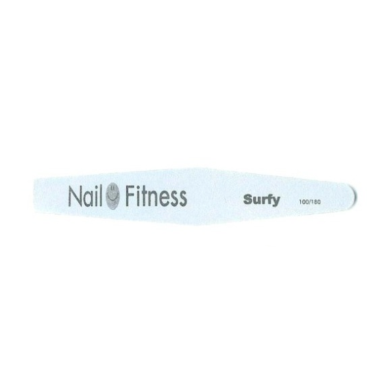 Professional file grit 100/180 Wyber Surfy grey nail file