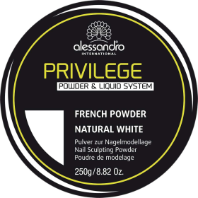 alessandro FRENCH POWDER NATURAL WHITE 250 g