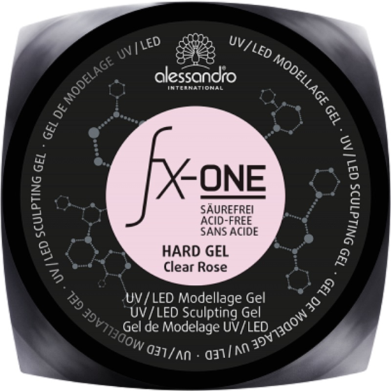 alessandro FX-One Hard Gel Clear Rose 15g