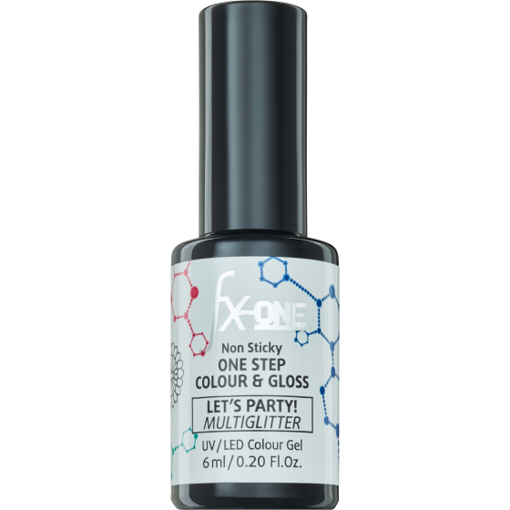 alessandro FX-One Colour & Gloss Lets Party Multiglitter 6ml