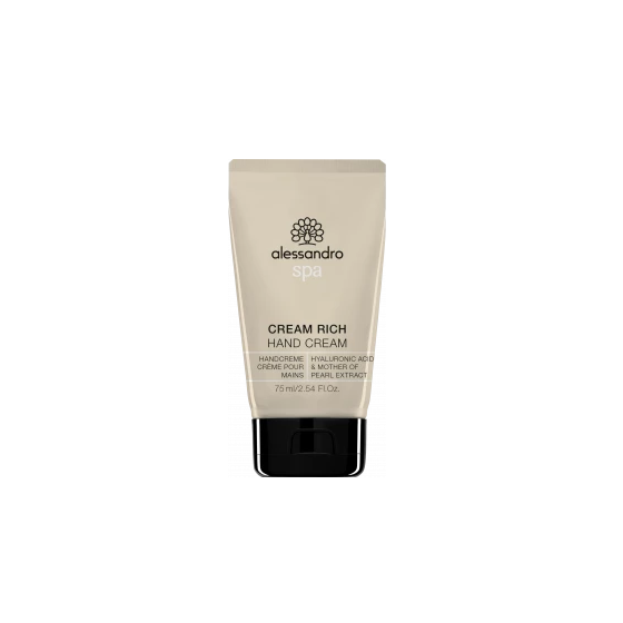 alessandro Cream Rich 75ml Hyaluronic Acid & White Lupin Extract Handcreme