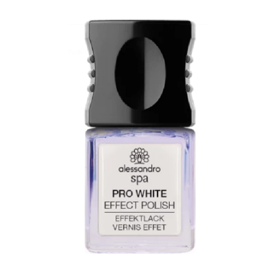 Pro White Nail Effect Polish 10ml Coconut Oil Enriched Optisch aufhellender Effektlack